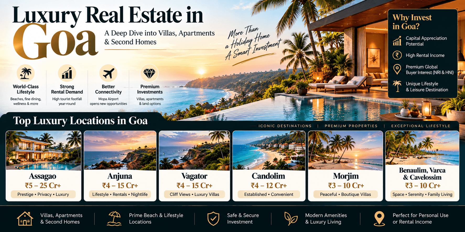 Luxury Property in Goa: Villas, Apartments & Second Homes