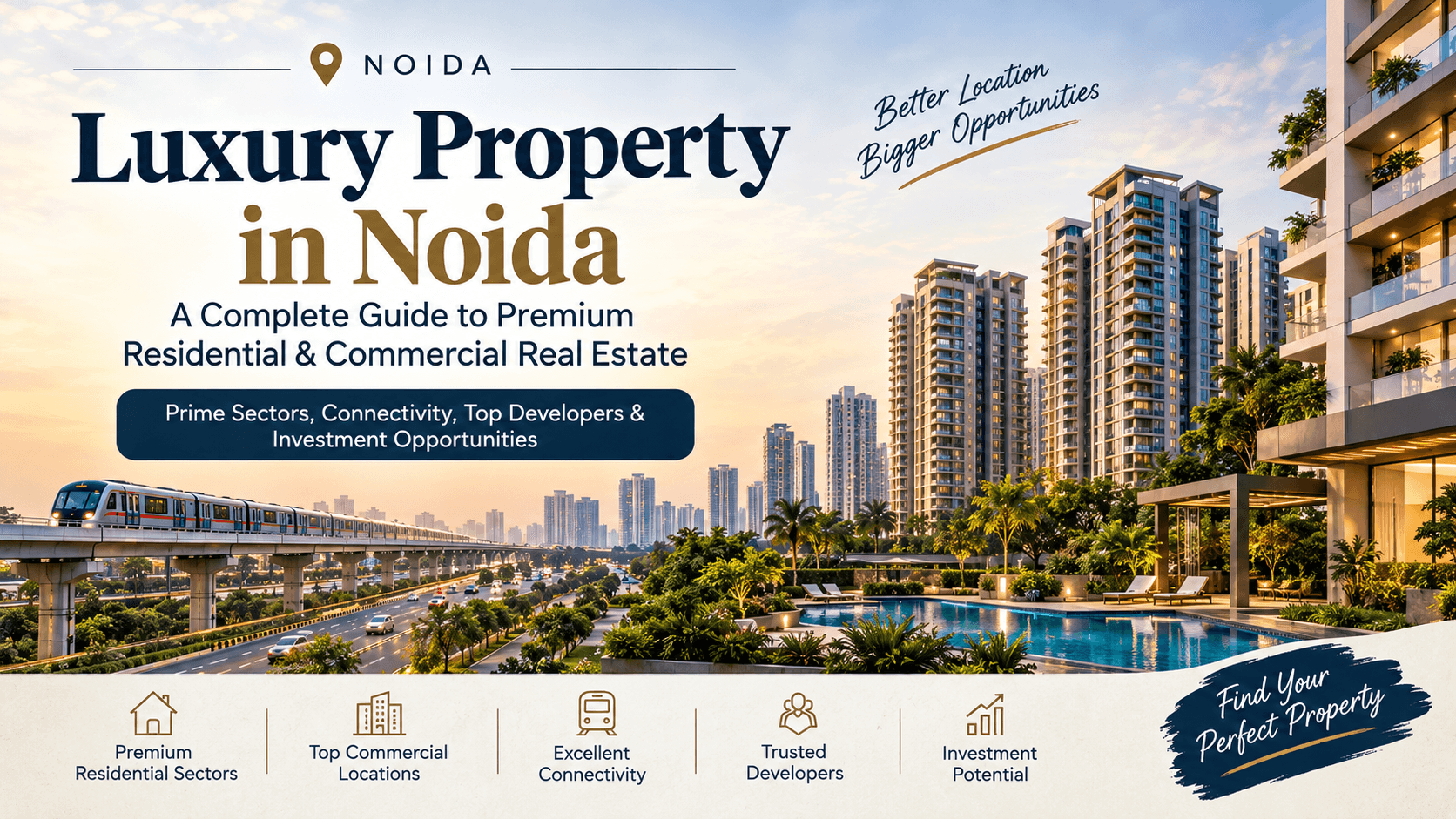 Luxury Property in Noida:Guide to Premium Properties
