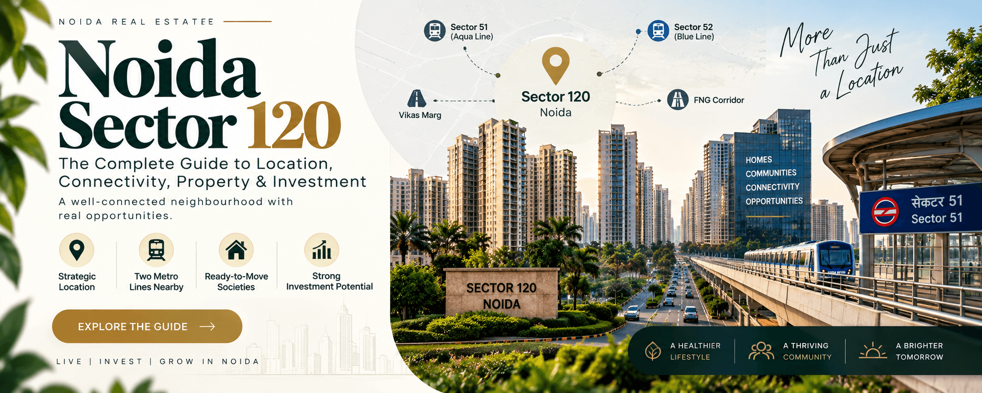 Noida Sector 120: Complete Guide to Location, Connectivity