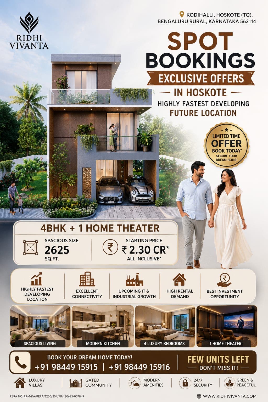 4BHK Villa Located in Kodihalli,Hoskote, Bangalore in Whitefield - Hoskote Road, Belathur, Bengaluru East City Corporation, Bengaluru, Bangalore East, Bengaluru Urban, Karnataka, 560067, India - View 21